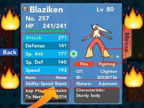 blaziken hidden ability